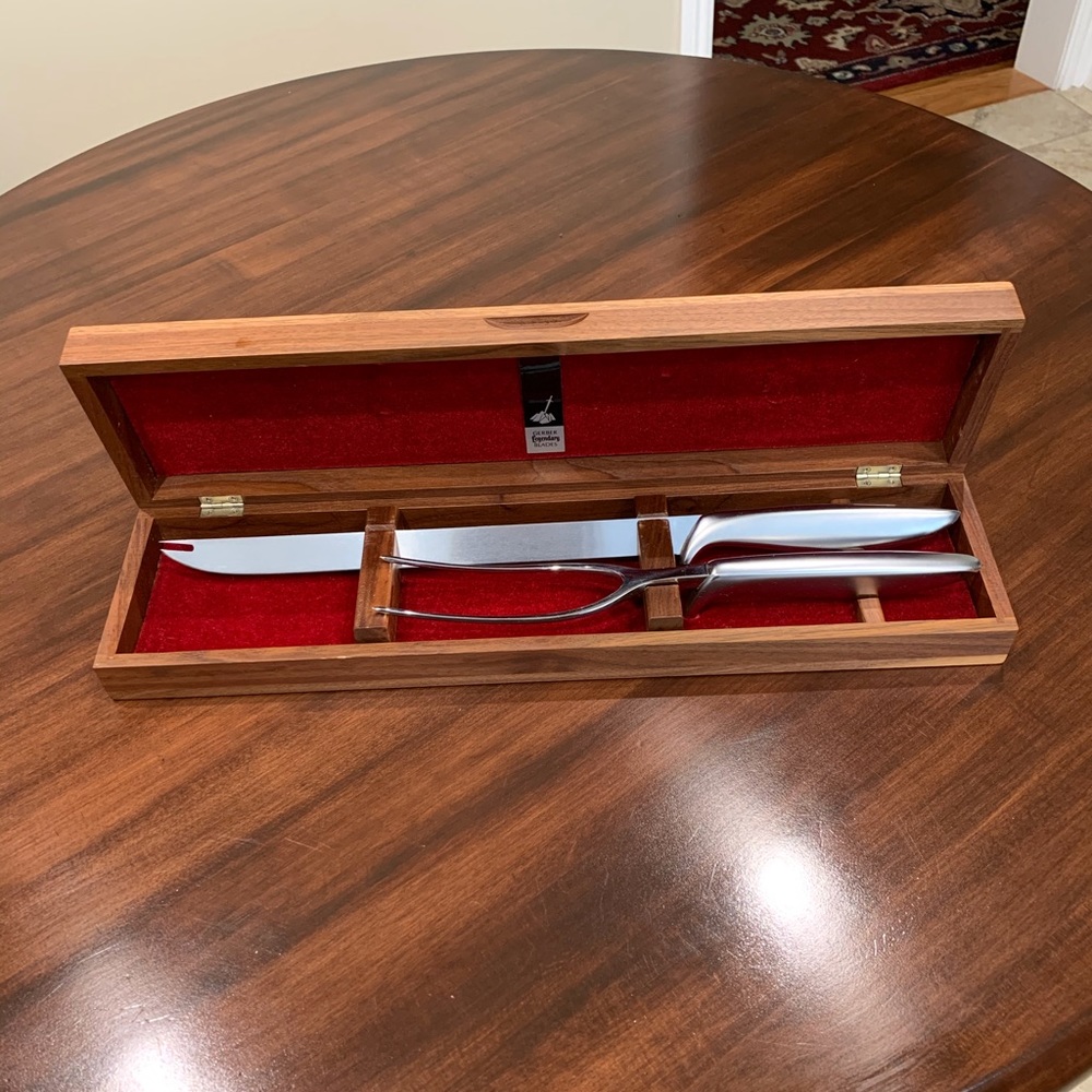 Gerber Legendary Blades Carving Set in Walnut Box